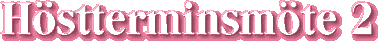 Hstterminsmte 2